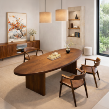 Dining Table with Bench Seating