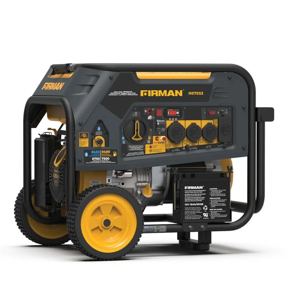 Firman H07553 7500W/9400W Dual Fuel Portable Generators. - Image 7