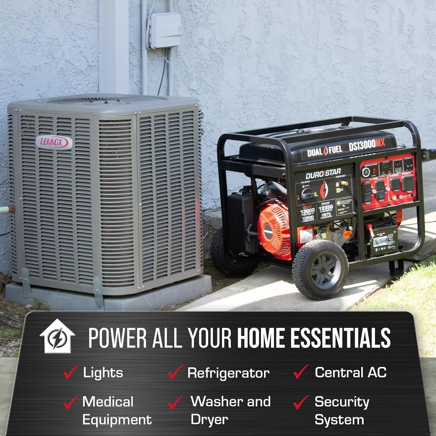DuroMax DS13000MX Dual Fuel Portable Generators. - Image 4
