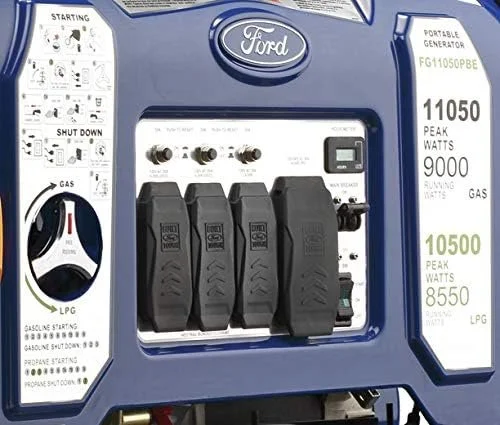 Ford 11,050 Watt Dual Fuel Portables Generators FG11050PBE - Image 4
