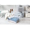 IRIS USA 40 QT Plastic Storage Box with Lid and Latches – 6 Pack – BPA-Free, See-Through Organizing Solution, Durable Nestable Stackable Containers, Secure Pull Handle – Clear - Image 2