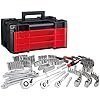 CRAFTSMAN 230 Pcs Mechanics Tool Set, Socket Wrench Set, Car Tool Kit with VERSASTACK Toolbox, SAE and Metric,1/4 in, 3/8 in, and 1/2 Drive, Short and Long Arm Hex Keys (CMMT45306) - Image 4