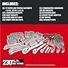 CRAFTSMAN 230 Pcs Mechanics Tool Set, Socket Wrench Set, Car Tool Kit with VERSASTACK Toolbox, SAE and Metric,1/4 in, 3/8 in, and 1/2 Drive, Short and Long Arm Hex Keys (CMMT45306) - Image 5