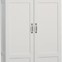 4+ 9 VIDEOS Sauder Select Storage Cabinet/ Pantry cabinets, White finish