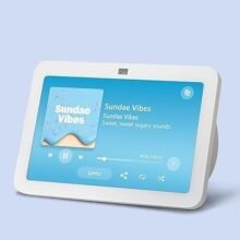 Amazon Echo Show 8, With Spatial Audio, Smart Home Hub, ideal for open living spaces, Designed for Alexa+, Glacier White
