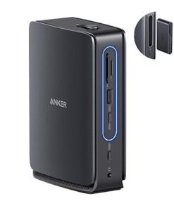 Anker Nano Laptop Docking Station with Detachable Hub, 13-in-1 USB-C Triple Display Docking with 2 HDMI+1 DP, 10 Gbps USB-C, 3 USB-A, Audio, SD/TF, Ethernet, 100W Max PD for Dell, Lenovo, HP, and More