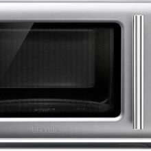 Breville BMO650SIL Compact Wave Soft Close Countertop Microwave Oven, Silver