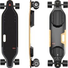MEEPO Campus V5 Series/Envy Electric Skateboard with Remote, Top Speed Up to 29 Mph, 4 Speed Smooth Braking, Easy Carry Handle Design, Suitable for Adults & Teens