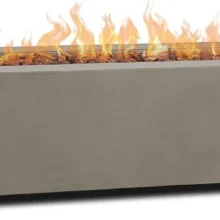 Real Flame Aegean 70″ Rectangles Propane Fire Tables