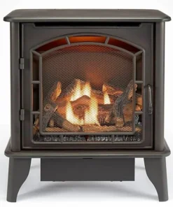 Bluegrass Living Panorama Vent Free Duals Fuel 3-Sided Gas Stove BTSD23RT.