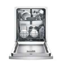 Bosch 100 Series PureDry 50-Decibel Front Control 24-in Built-In Dishwashers (Fingerprint-Resistant Stainless Steel) ENERGY STAR