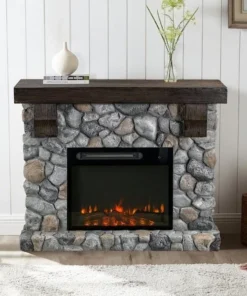 Festivo 44 in. Freestanding Electrics Fireplaces