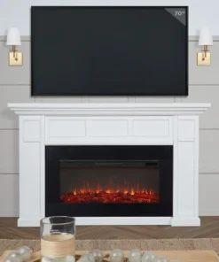 Real Flame Alcott 75″ Landscape Electrics Fireplaces