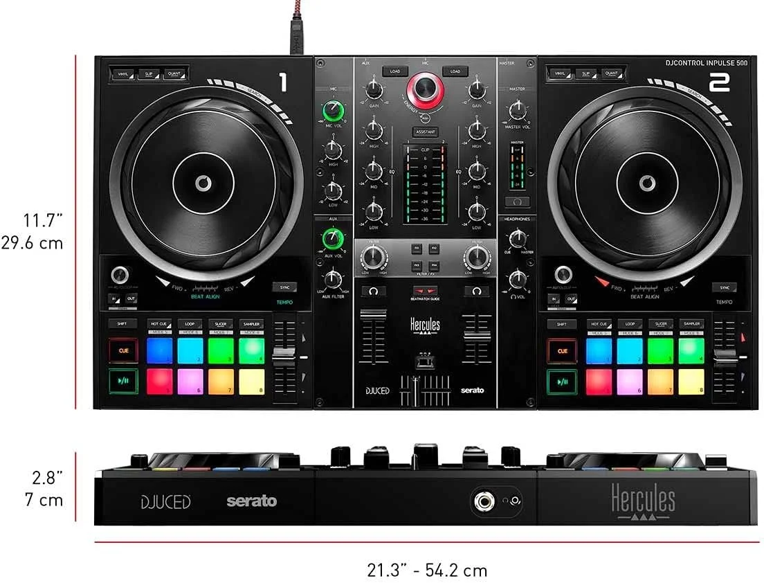 Hercules DJControls Inpulse 500 DJ Controllers - Image 5