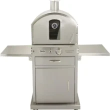Summerset ‘The Oven’ Outdoor Freestanding Large Capacity Gas Ovens with Pizza Stones, Smoker Box and Mobile Cart, 304 Stainless Steel Construction, Natural Gas