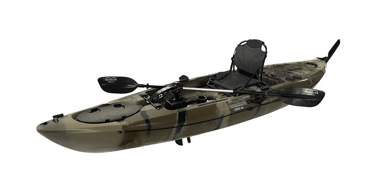 BKC PK12 Angler Sit-on-Top Single Pedal Fishing Kayaks - Image 4
