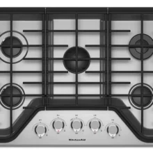 KitchenAid 30″ 5-Burner Gas Cooktops KCGS350ESS