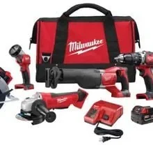 Milwaukee M18 Cordless Lithium-Ion 6-Tool Combo Kit