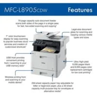 Brother MFC-L8905CDW Wireless Color Laser Printers - Image 3