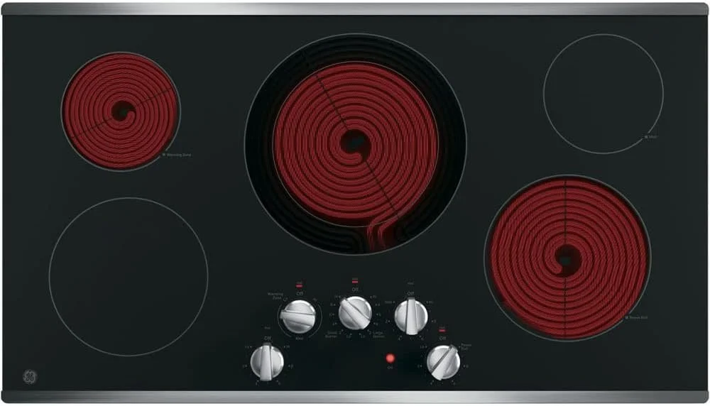 GE 36″ Built-In Electric Cooktops JP3036SLSS - Image 3