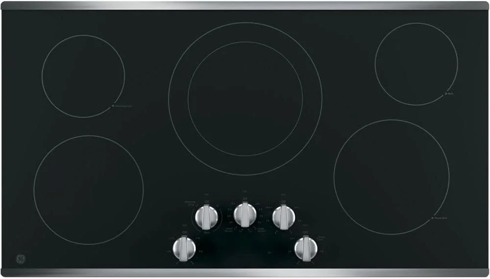GE 36″ Built-In Electric Cooktops JP3036SLSS - Image 2