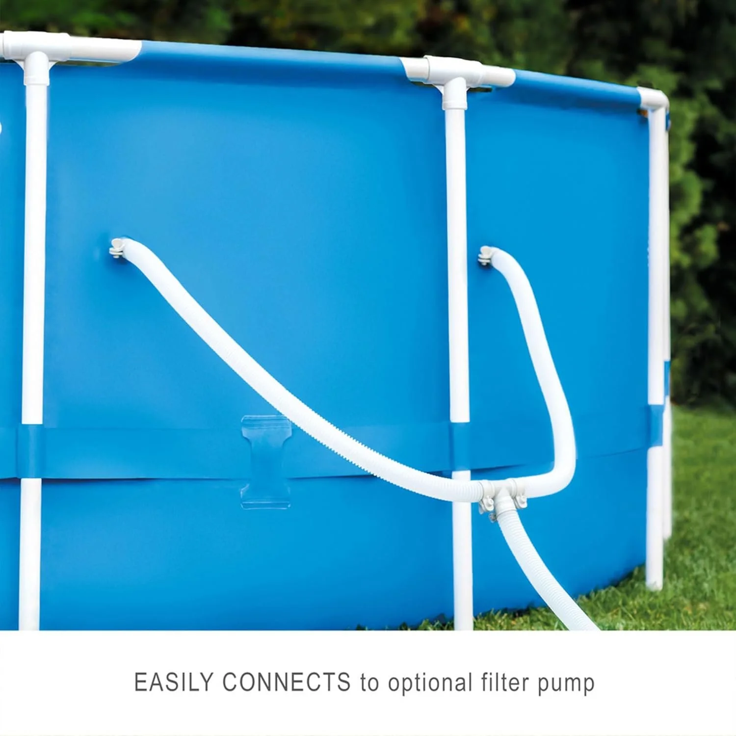 Intex 15′ x 48′ Metal Frame Above Ground Pool Sets - Image 2