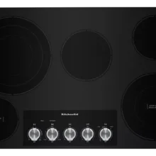 KitchenAid 36″ Electric Cooktops with 5 Elements and Knob Controls